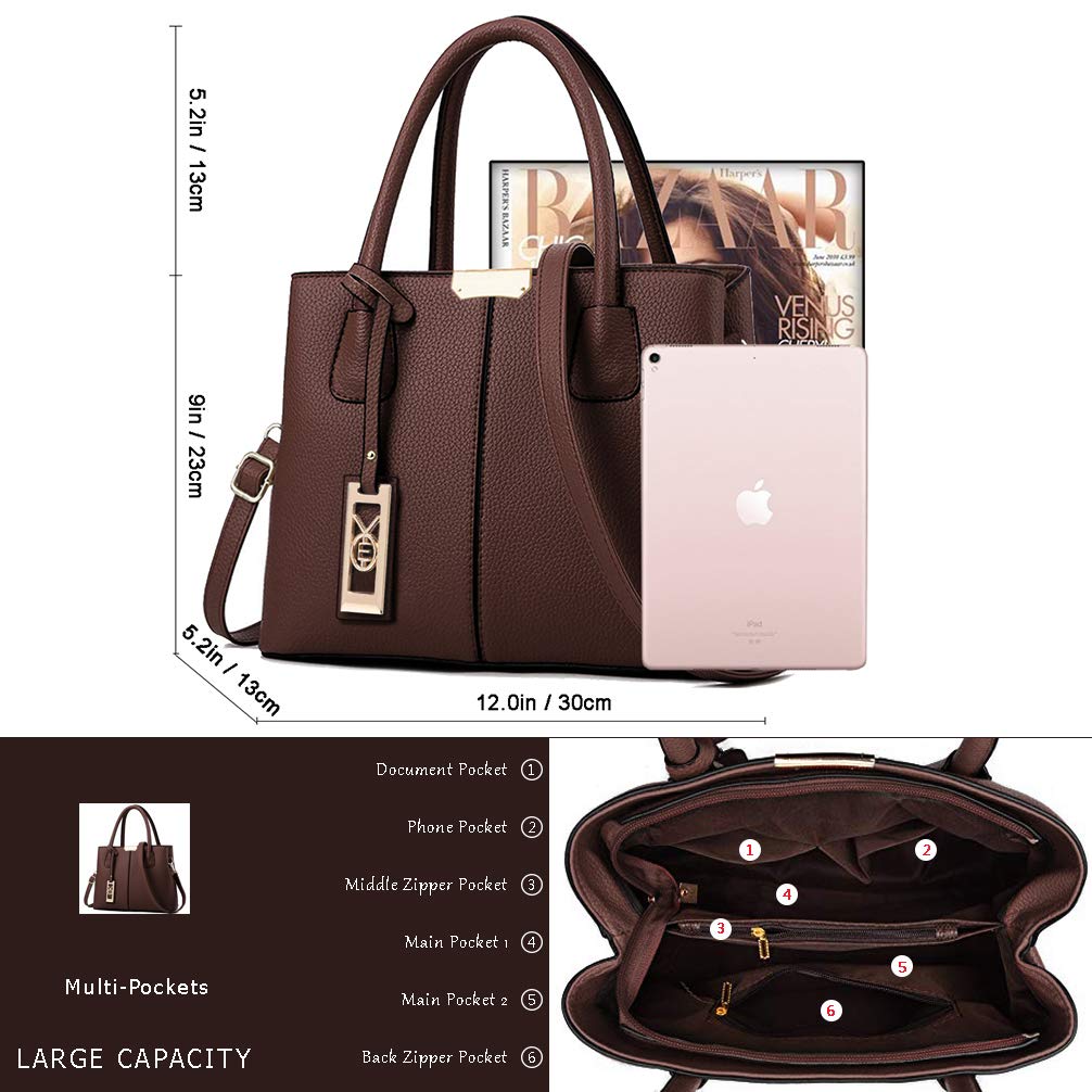 COCIFER Purses and Handbags for Women Shoulder Tote Bags Satchel Shoulder Bag
