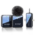 PQRQP 3 in 1 Microphone for iPhone/Android/Camera, Wireless Microphones, 328ft Transmission, 18H Battery Life, Mini Microphone for Record Interview, Vlogs, Tiktok, Bags & Cases