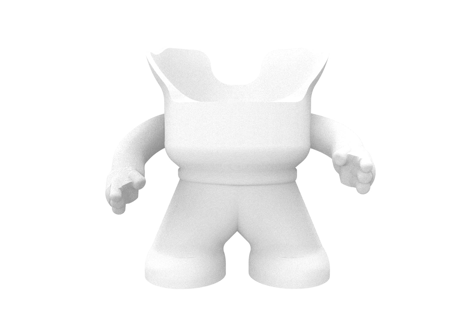 Splin Alexa Smart Speaker Echo Dot 4th or 5th Gen Desktop Stand Stand - Amazon- Mr. Bill (White)