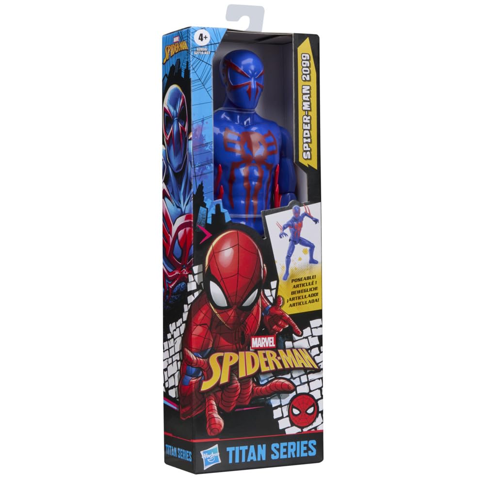 SPIDER-MAN Marvel Titan Series 2099 Action Figure, 12-Inch-Scale (30 cm) Super Hero Toys for Kids Ages 4+