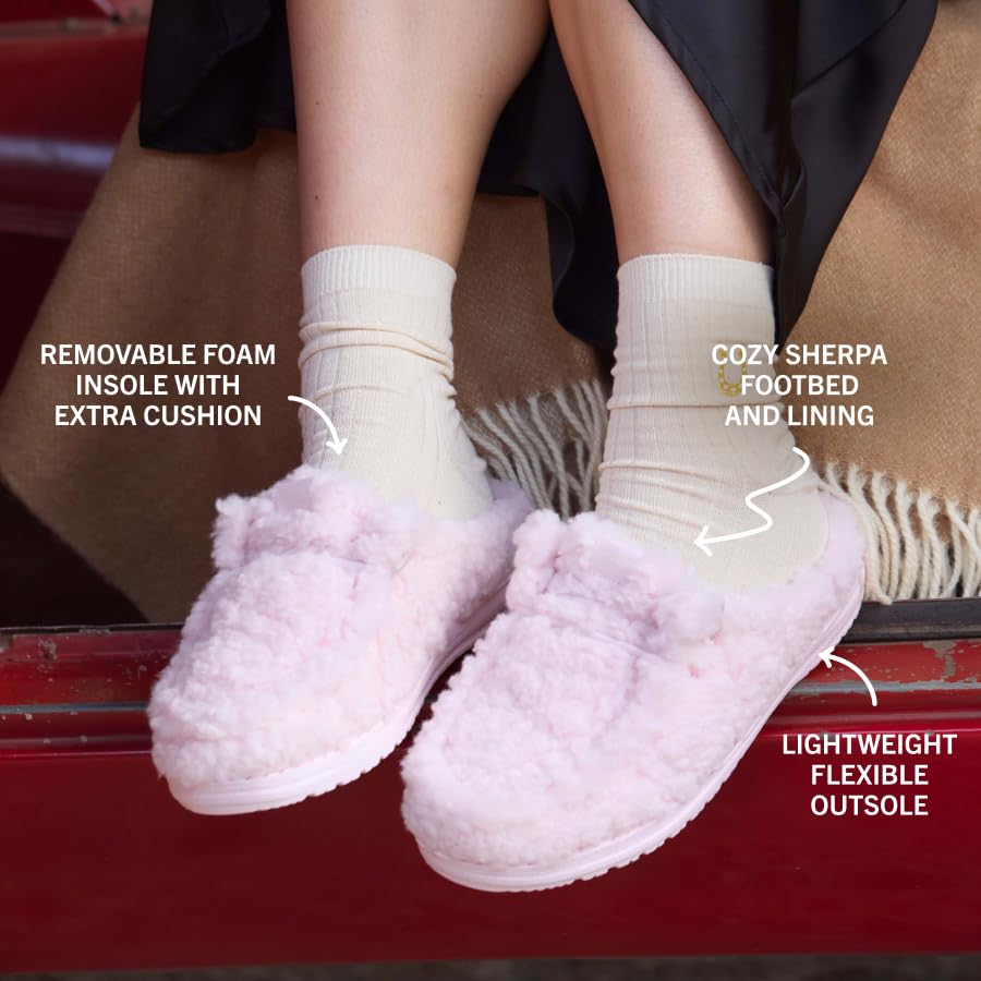 HEYDUDE Wendy Slipper - Cozy Light Pink
