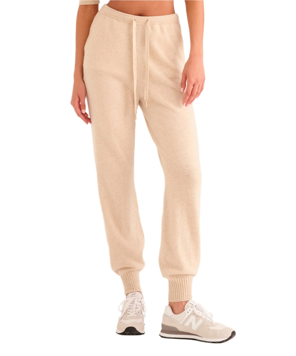 NAADAM Womens The Off-Duty 100% Cashmere Jogger Oatmeal