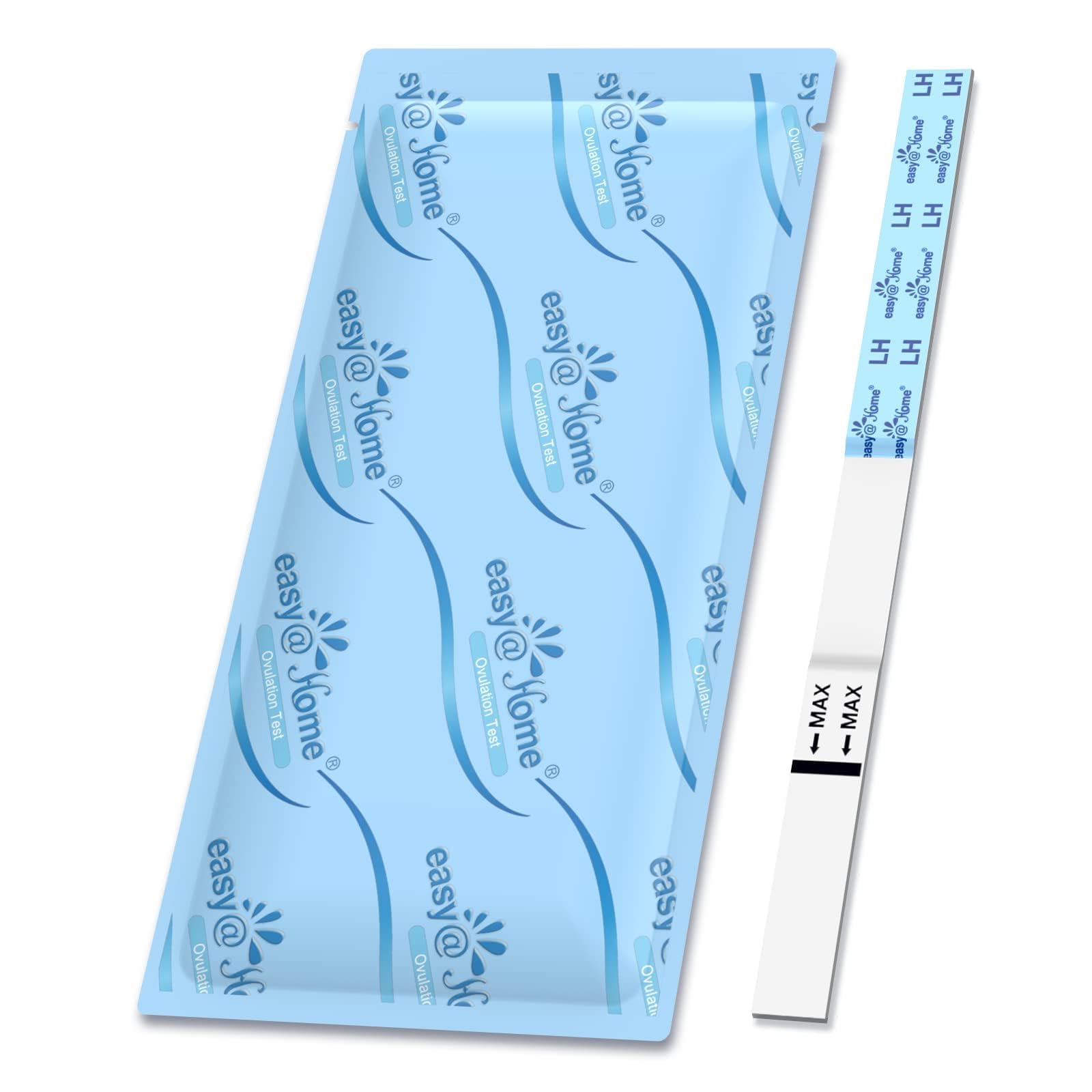 Easy@Home Ovulation Test Predictor Kit : Accurate Fertility Test for Women (Width of 5mm), Fertility Monitor Test Strips, 50 LH Strips with 50 Urine Cups