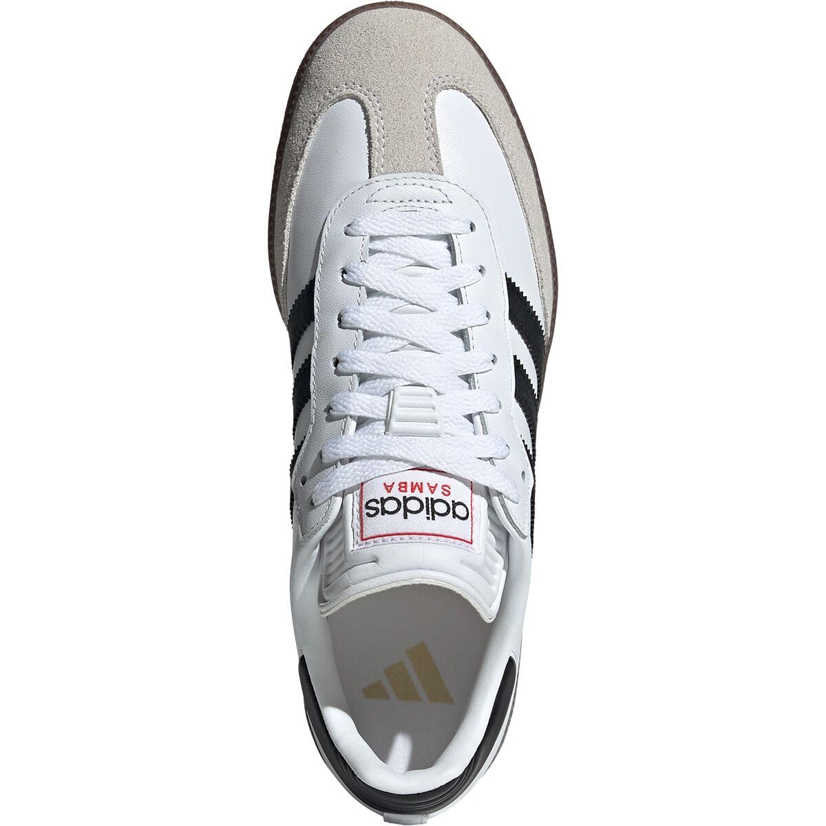 Adidas Unisex-Adult Samba Indoor, White/Black/Vivid Red, 6.5
