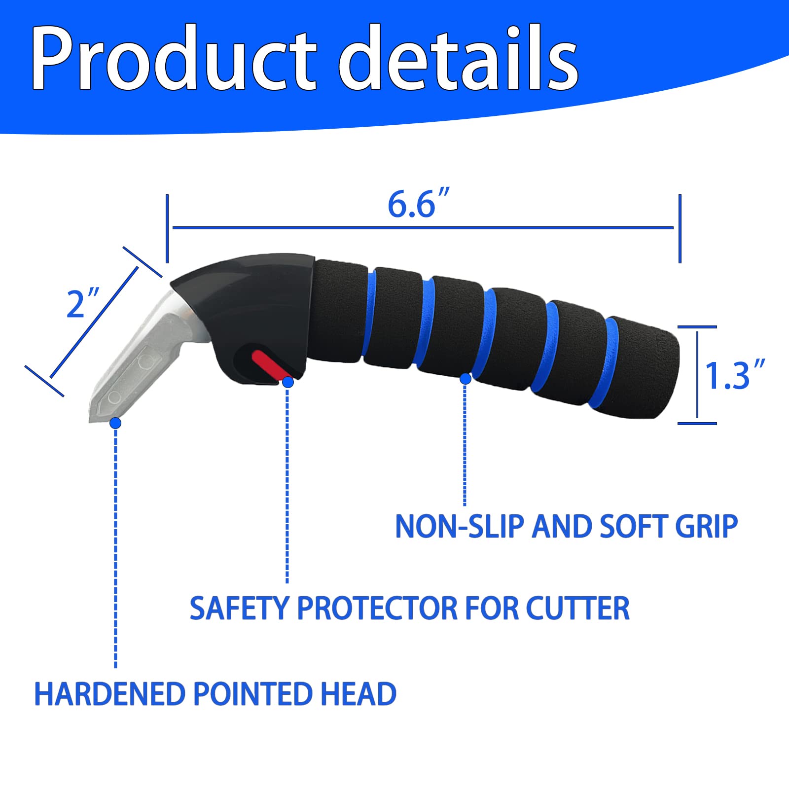 KOUNATSURI Car Door Handle for Elderly Car Assist Support Handle Multifunction Car Door Latch Bar for Seniors and Handicapped