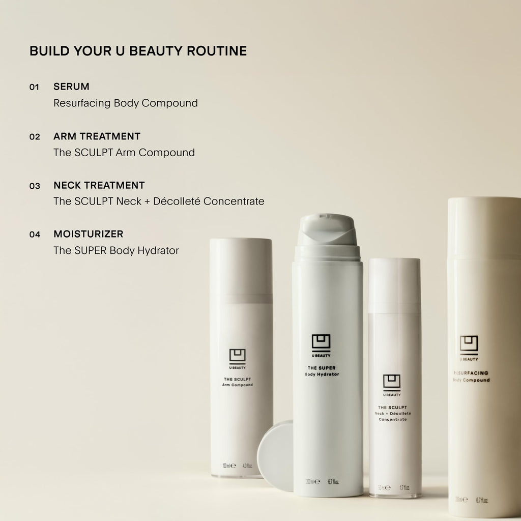 U Beauty SCULPT Arm Compound | Skin Tightening Cream Body Lotion, Firming Arm and Neck Cream with Retinol + Vitamin C - 120ml
