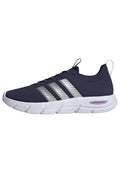 adidas Women's Cloudfoam Flex - Slounge, Dark Blue/Matte Silver/Bliss Lilac, 6.5