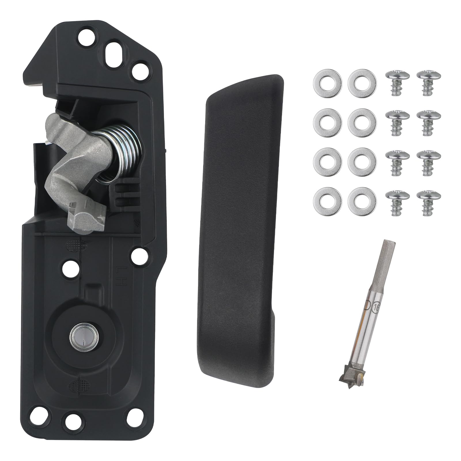 APPERFiT Interior Door Handle for Left Driver Side Compatible with Chevy Chevrolet Silverado, GMC Sierra Truck 1500 2500 3500 2007-2014 Door Panel Parts 20833606