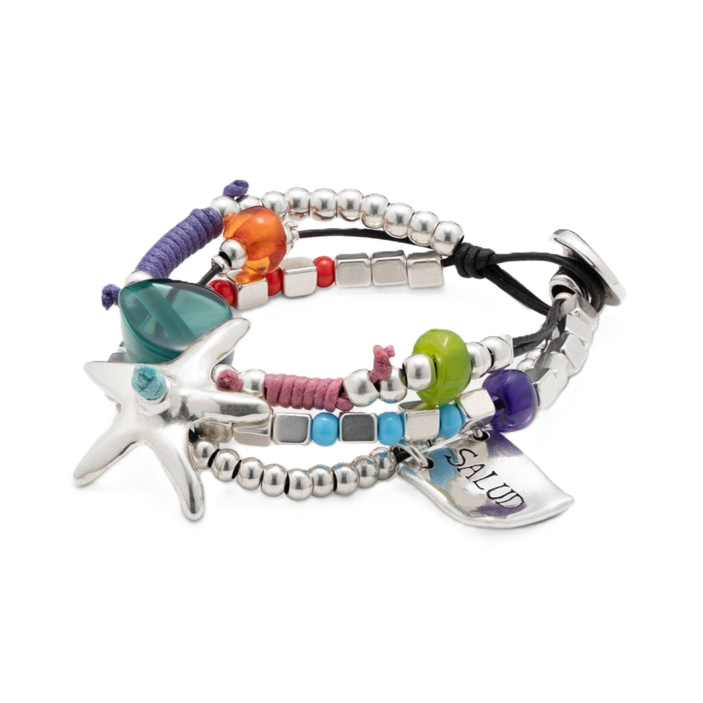 Uno de 50 I'M FEELING GOOD Bracelet, Sterling Silver-Plated, Nickel-Free & Hypoallergenic, Handcrafted in Spain