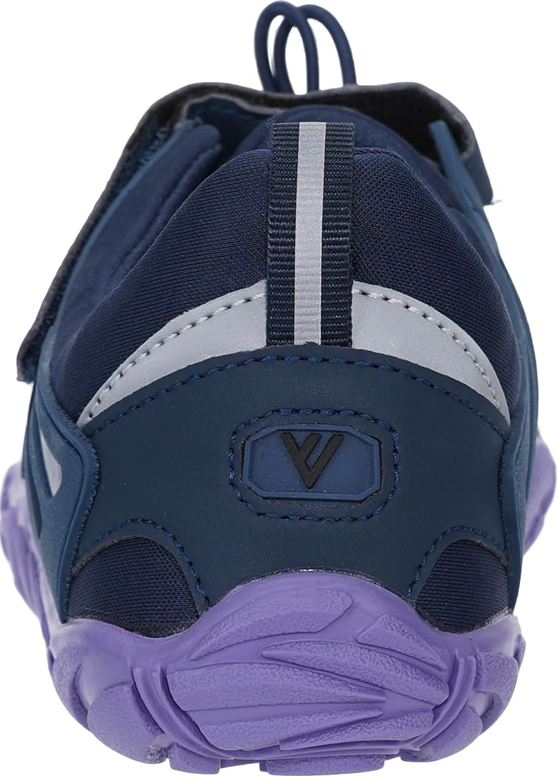 Joomra Barefoot Running Shoes for Women Ladies Size 7.5-8 Zero Drop Wide Toe Box Minimalist Sneakers Hiking Hike Camping Cycling Tennis Footwear Blue Purple 38