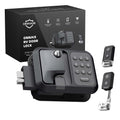 ONNAIS Full Metal RV Keyless Entry Door Lock with Password & Remote, Trailer & Camper Door Lock Replacement, Versatile Latch for RVs