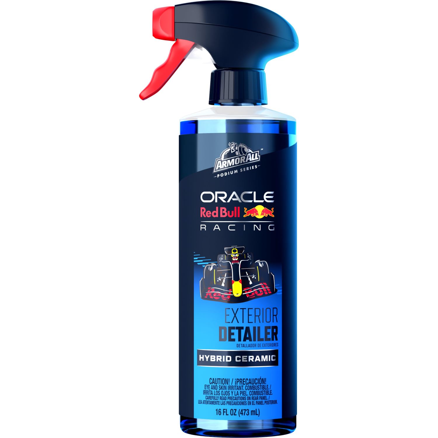 Armor All Podium Series Hybrid Ceramic Exterior Detailer Spray, 16 fl oz, Hydrophobic Car Detailing Spray Developed in Collaboration With Oracle Red Bull Racing