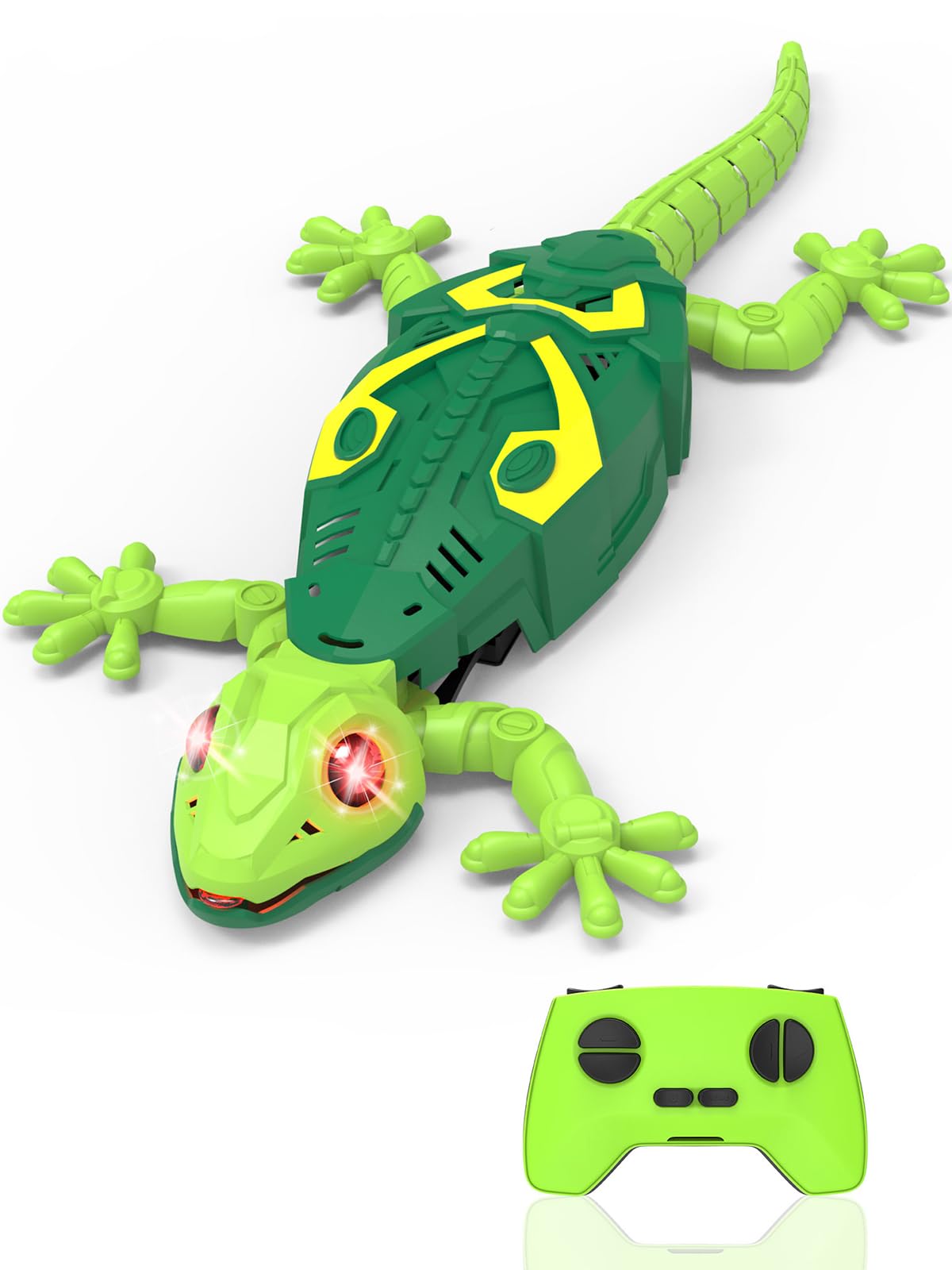 Wall Climbing Lizard,Wall Crawler Robot Gecko Remote Control,Floor Ceiling Crawling Electric Lizard Rc Car Toy,Cool Kids Toys,Christmas Birthday Gifts for 3 4 5 6 7 8 9 10+ Year Old Boys Girls Teens