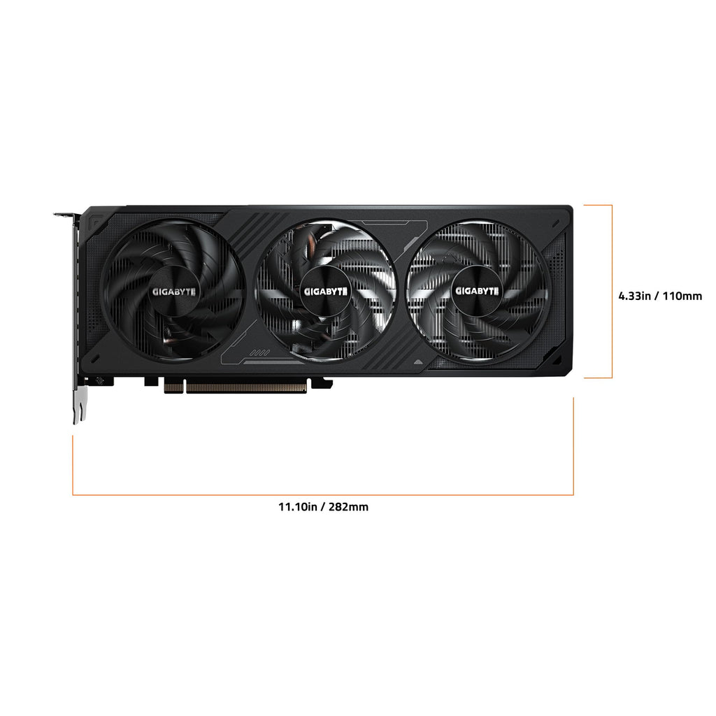 GIGABYTE GeForce RTX 5070 WINDFORCE OC SFF 12G Graphics Card, 12GB 192-bit GDDR7, PCIe 5.0, WINDFORCE Cooling System, GV-N5070WF3OC-12GD Video Card