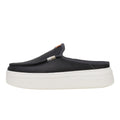 HEYDUDE Austin Lift Leather Black Size 6 | Women's Shoes | Women Slip-on Loafers | Comfortable & Light-Weight