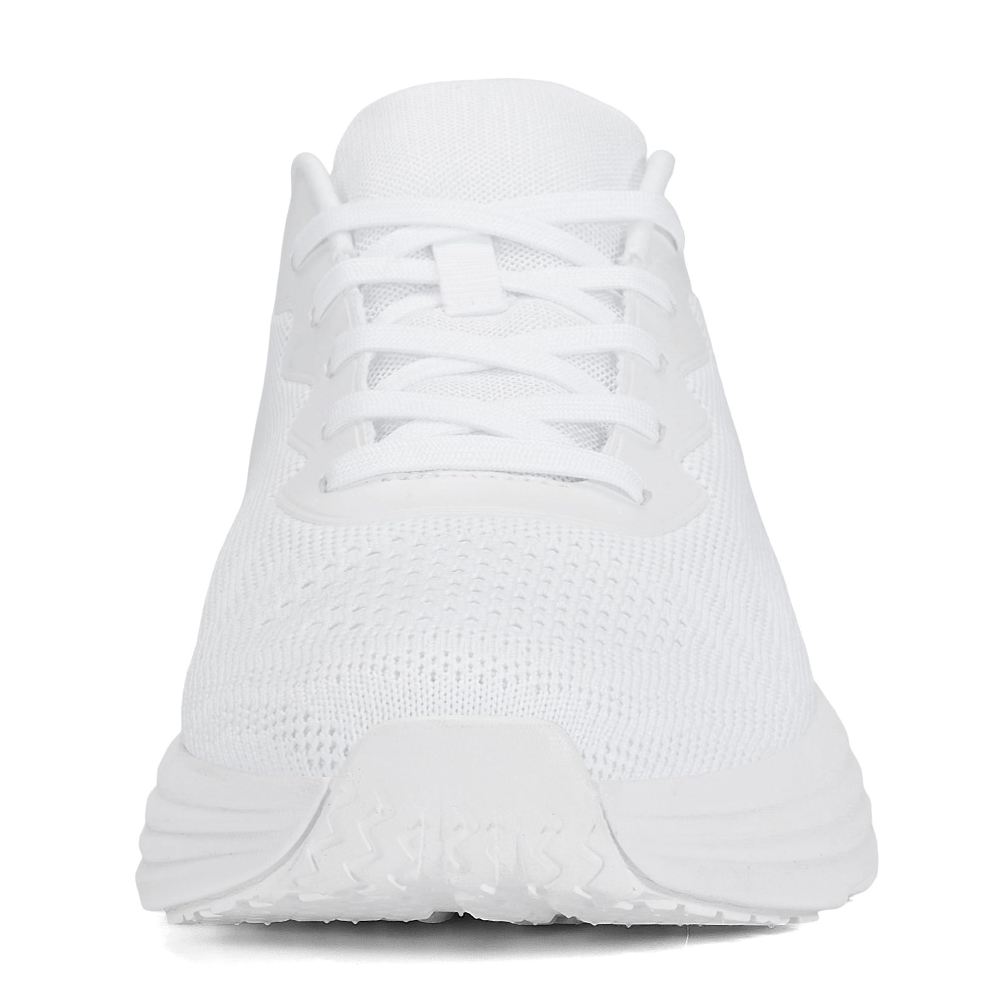 LCGJR Men's Slip On Cushion Running Shoes Lightweight Breathable Walking Shoes Non Slip Athletic Fashion Tennis Sneakers White Size 13