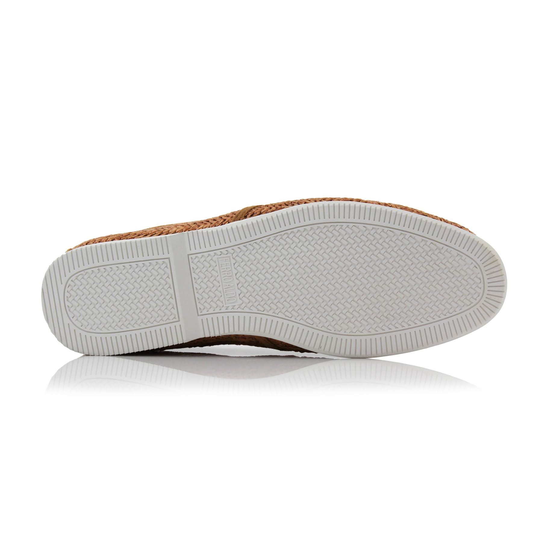Ferro Aldo Men's Jiro Woven Slip-On Loafers | Lightweight Casual Espadrille Style Sneaker | MFA19676 | in Tatami Brown, Size 9