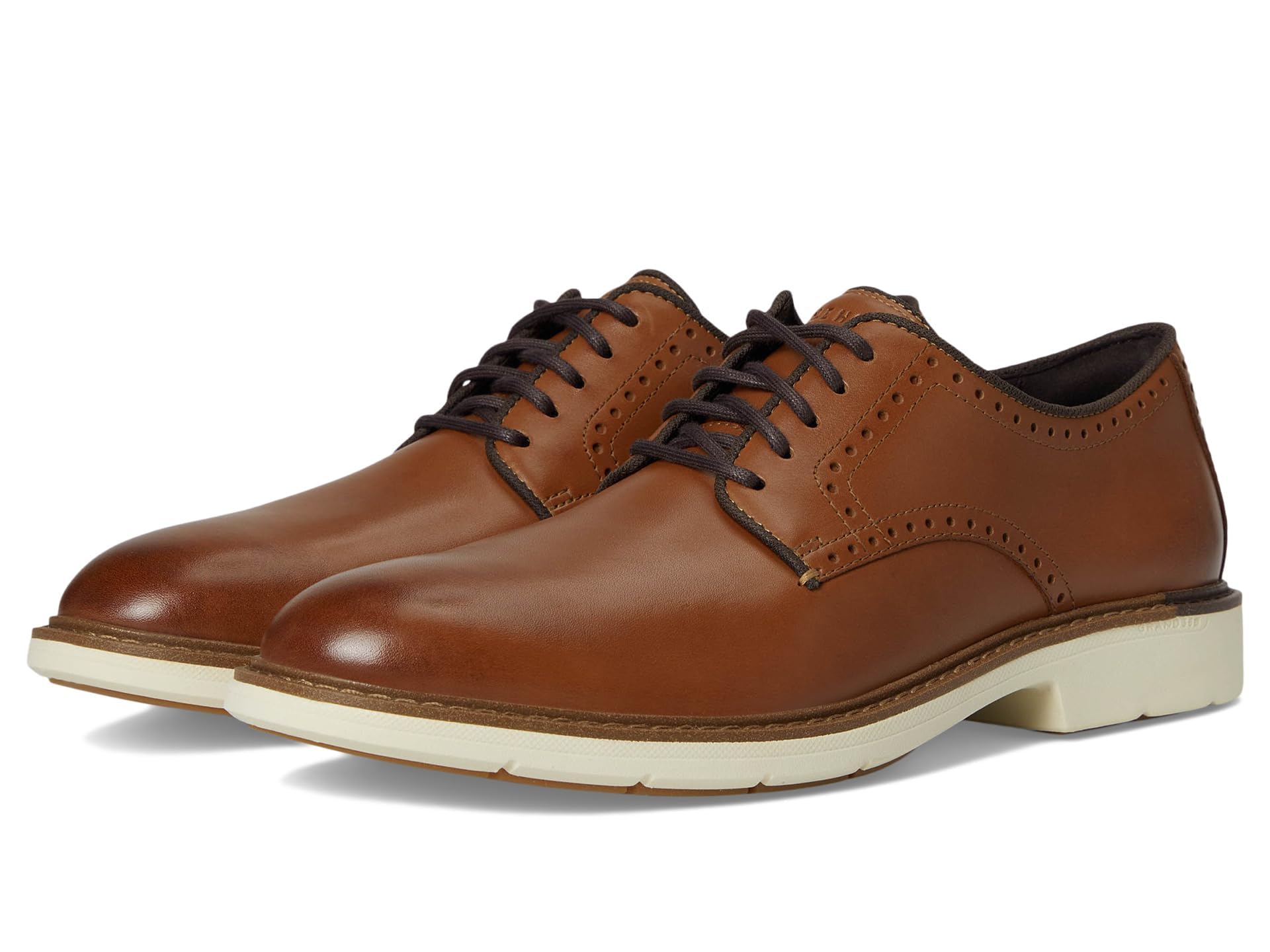 Cole Haan Men's Go-to Plain Toe Oxford, British Tan, 11 Medium