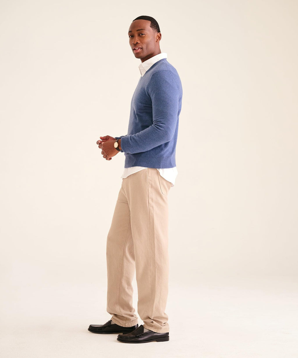 NAADAM Men's Original 100% Pure Cashmere V-Neck Pullover Sweater