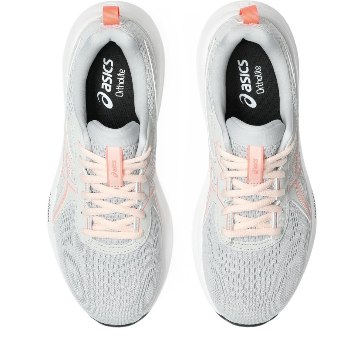 ASICS Women's Gel-Contend 9 Running Shoes, 8, Glacier Grey/Pearl Pink