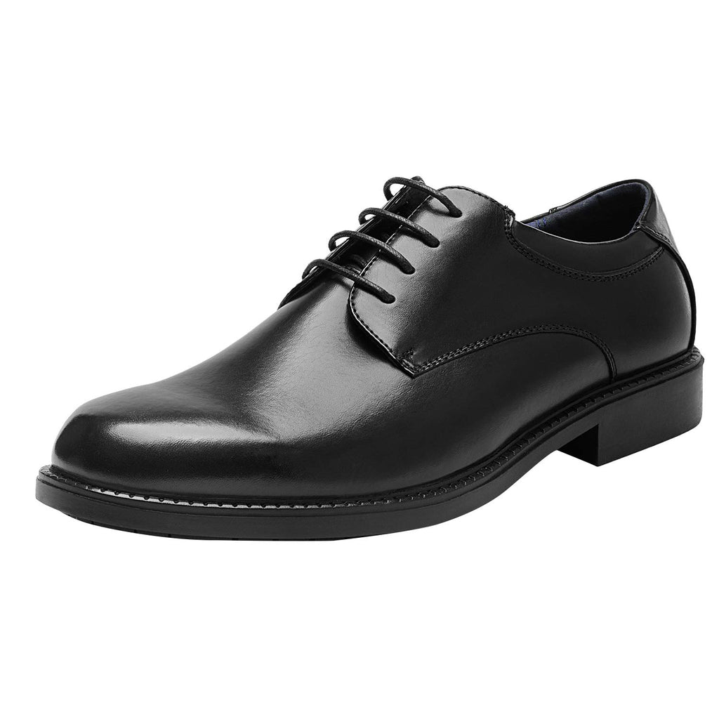 Bruno Marc Men's Dress Oxford Shoes Classic Lace Up Formal Shoes,Size 12W,Black,DOWNINGWIDE-02