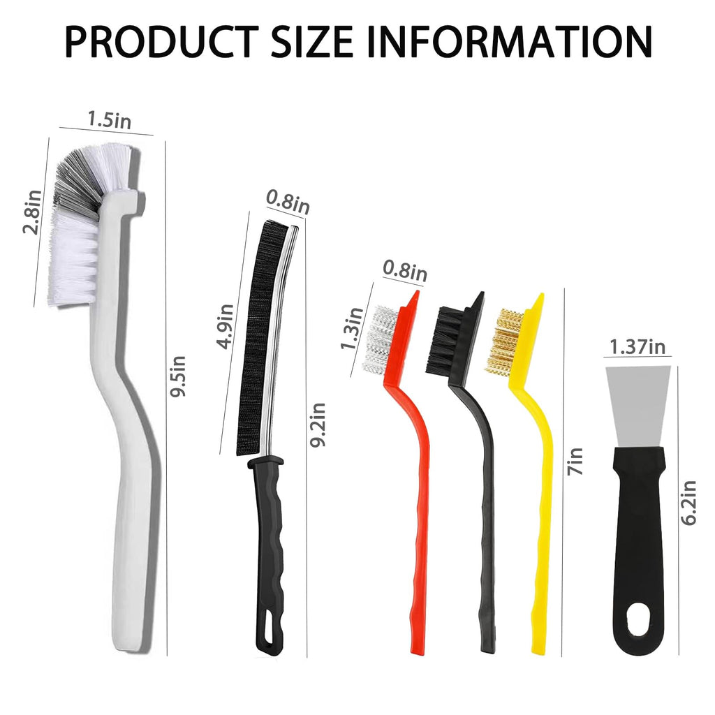 Crevice Cleaning Brush,Multifunctional Cleaning Brush Tool, Bathroom Gap Brush, Small Cleaning Brush, Grout Brush, Kitchen Brush, Cleaning Tools for Toilet, Bathroom, Home, Bathtub, Sink, Household