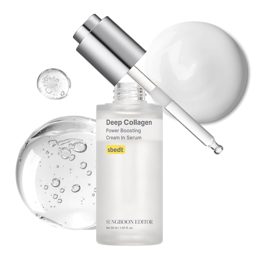 SUNGBOON EDITOR Deep Collagen Serum | Volufiline + Collagen + Niacinamide | Hydrating & Smoothing Care | Korean Skincare, 1.01 fl oz