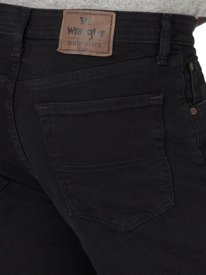 Regular Fit Comfort Flex Waist Jean, Black, 40W x 30L