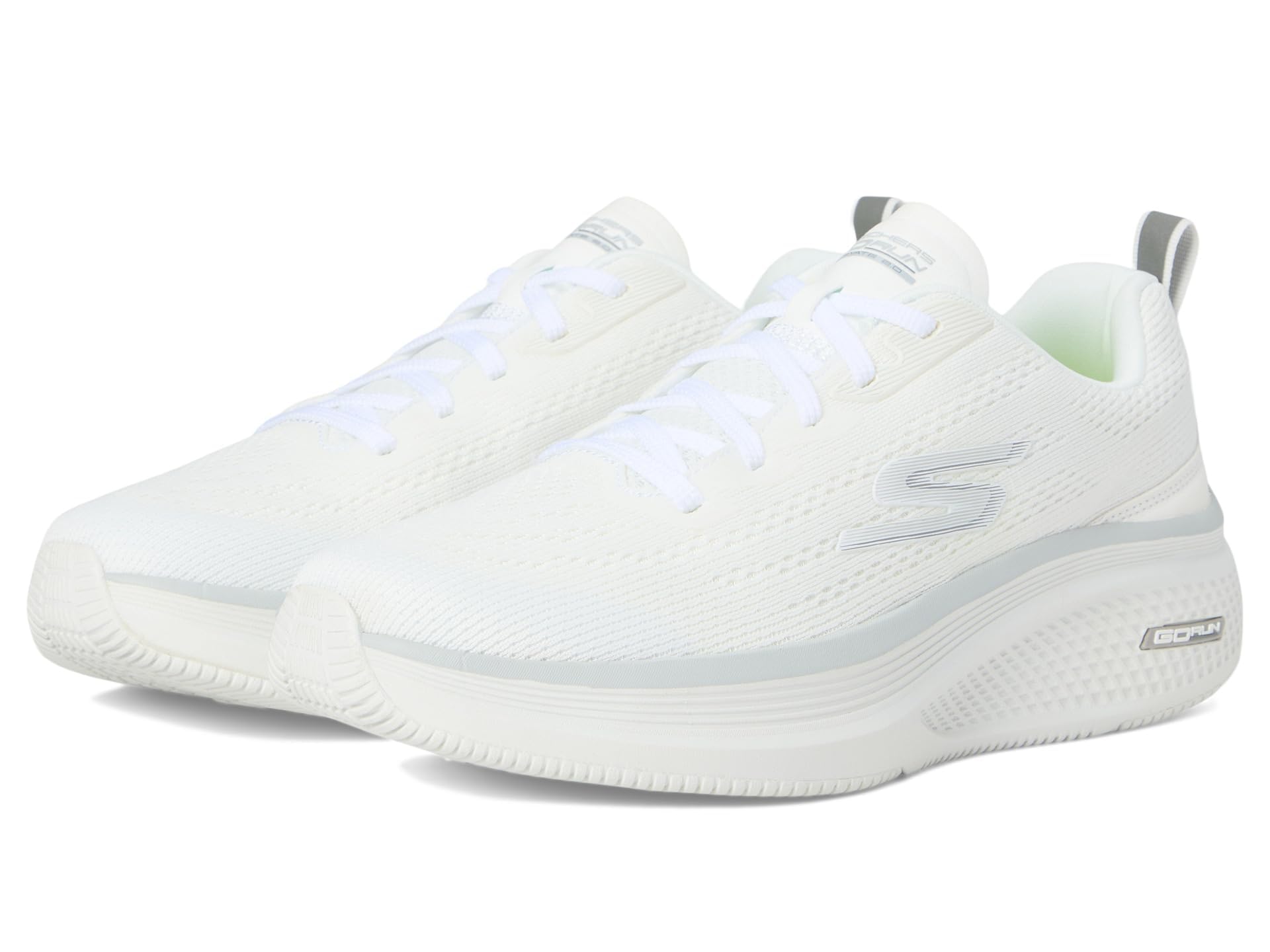 Skechers Men's Go Run Elevate 2.0 Fluid Motion Sneaker, White, 9.5 X-Wide