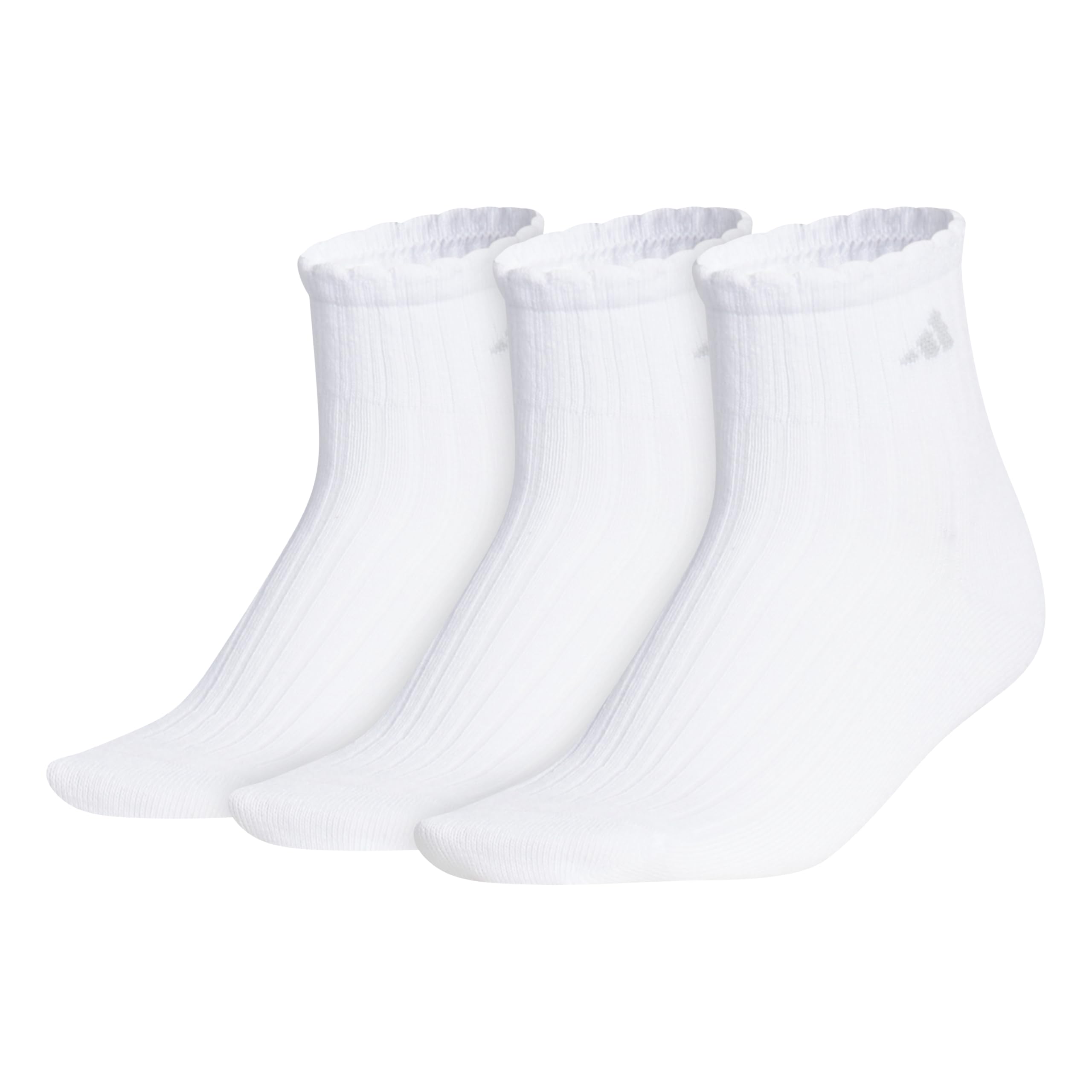 Women's Sport Fashion 3-Pack Quarter ruffle ankle sock for women low cut