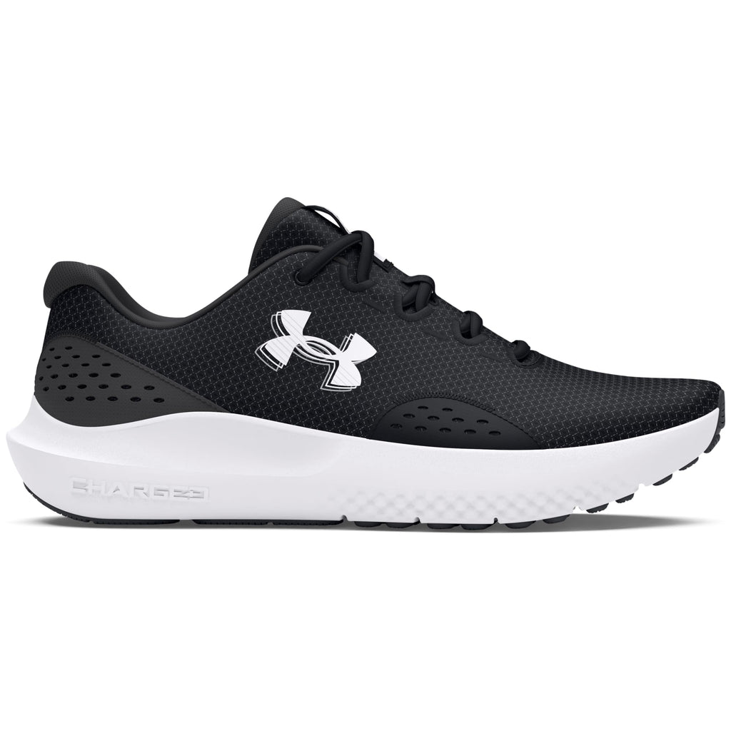 Under Armour Men's Charged Surge 4, (001) Black/Anthracite/White, 11.5, US