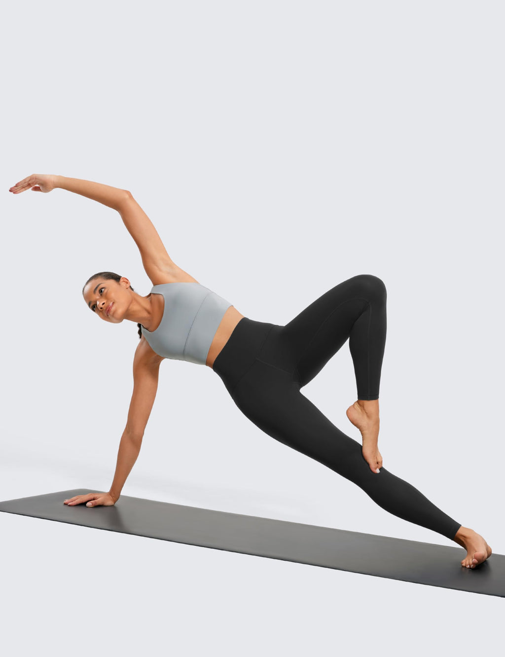 CRZ YOGA Butterluxe Yoga Leggings 28'' - High Waisted Womens Workout Lounge Pants Buttery Soft Black Medium