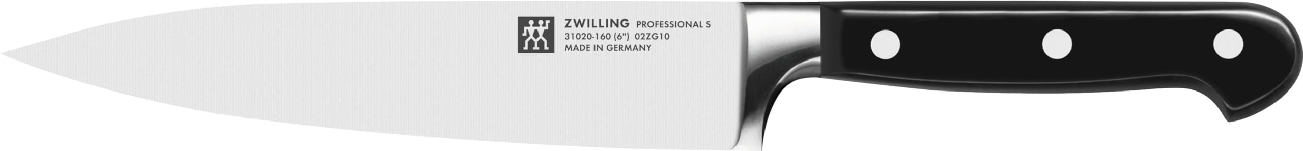Zwilling Professional S J.A Henckels 3 Piece Knives Set, Black/Stainless Steel (35602-000-0)