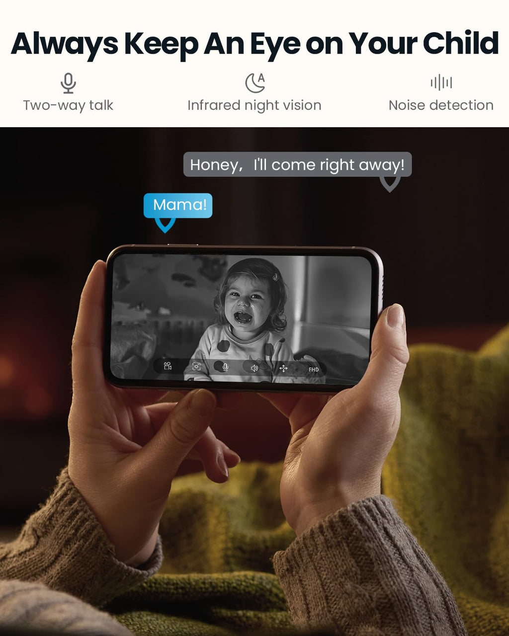 ieGeek Indoor Camera, 2K Cameras for Home Security, 5G Security Camera Indoor, 360° Pet/Dog/Baby Camera with Phone App, AI Tracking, 2-Way Audio, Night Vision, 24/7 SD Card Storage, Alexa (2 Pack)