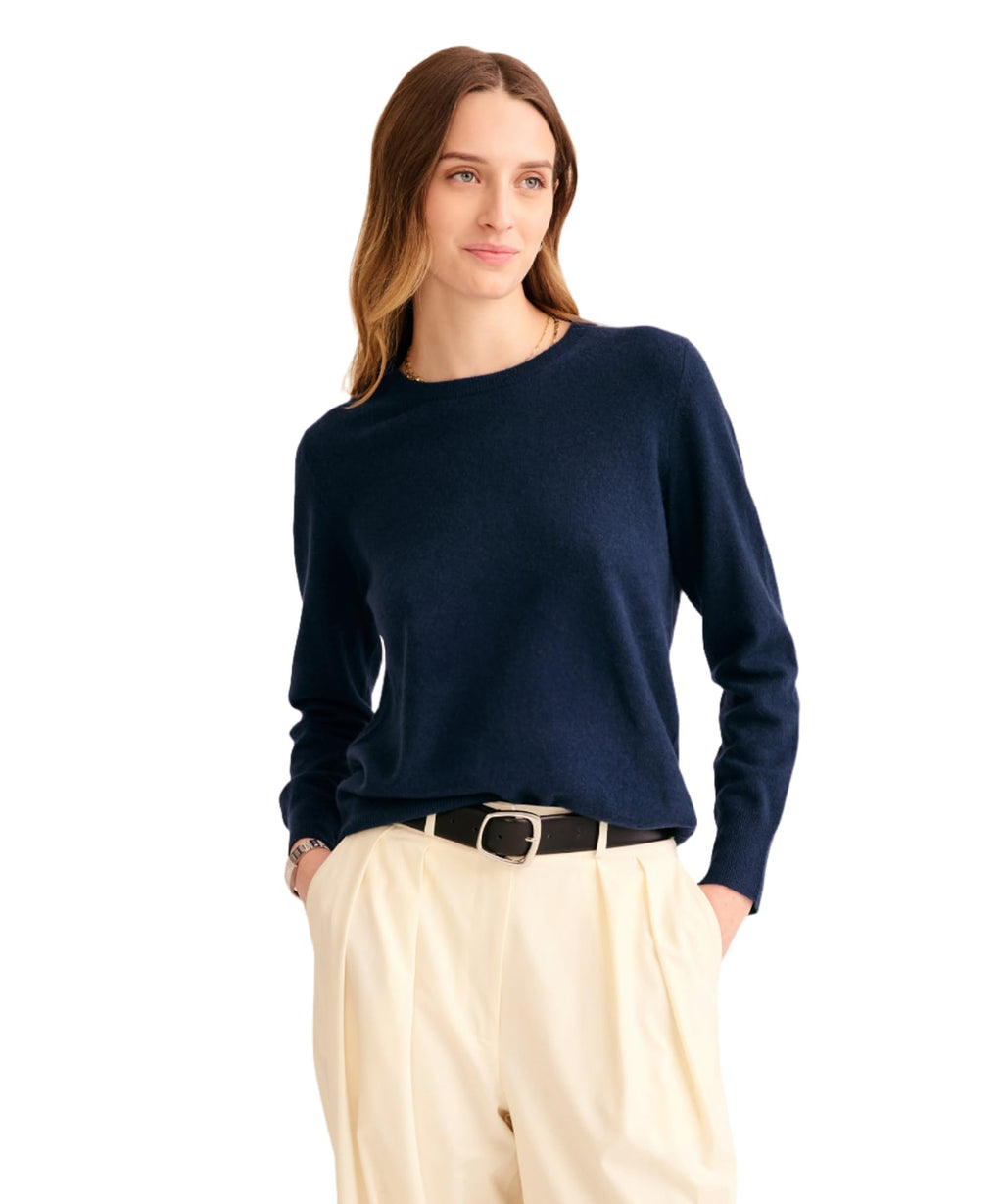 NAADAM The Original Cashmere Crewneck Sweater, Navy, M