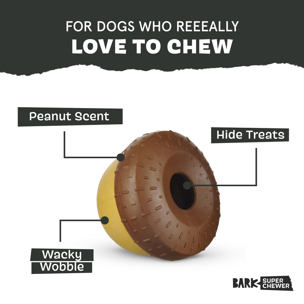 Barkbox Acornucopia Treat Dispensing Indoor/Outdoor Chewer Toy, Large
