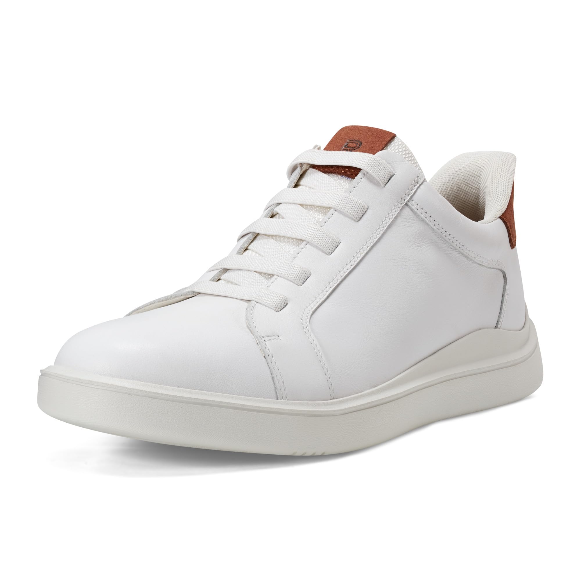 Rockport Men's Tynnar, White Leather, 6.5 Wide
