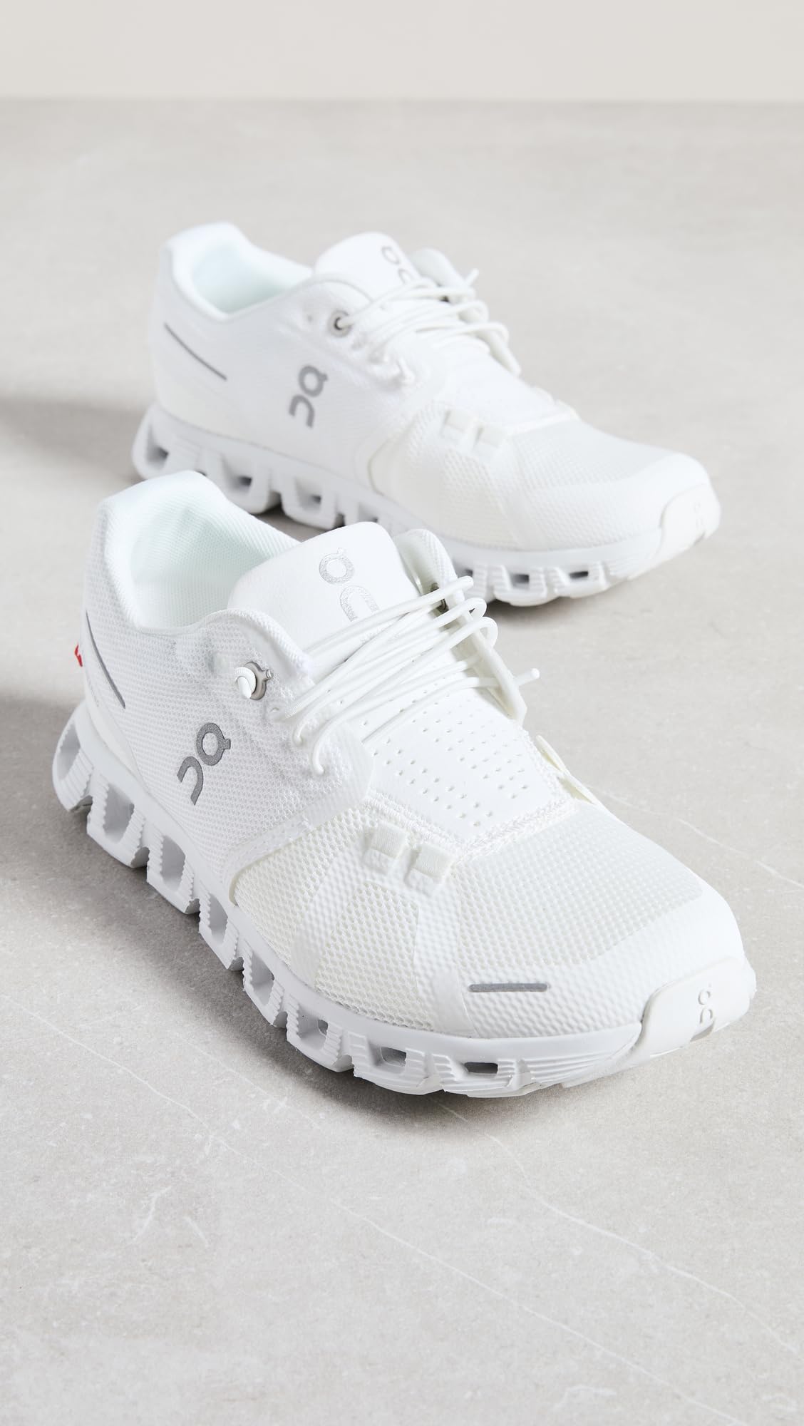 On Women's Cloud 5 Sneakers, All White, 7.5 Medium US
