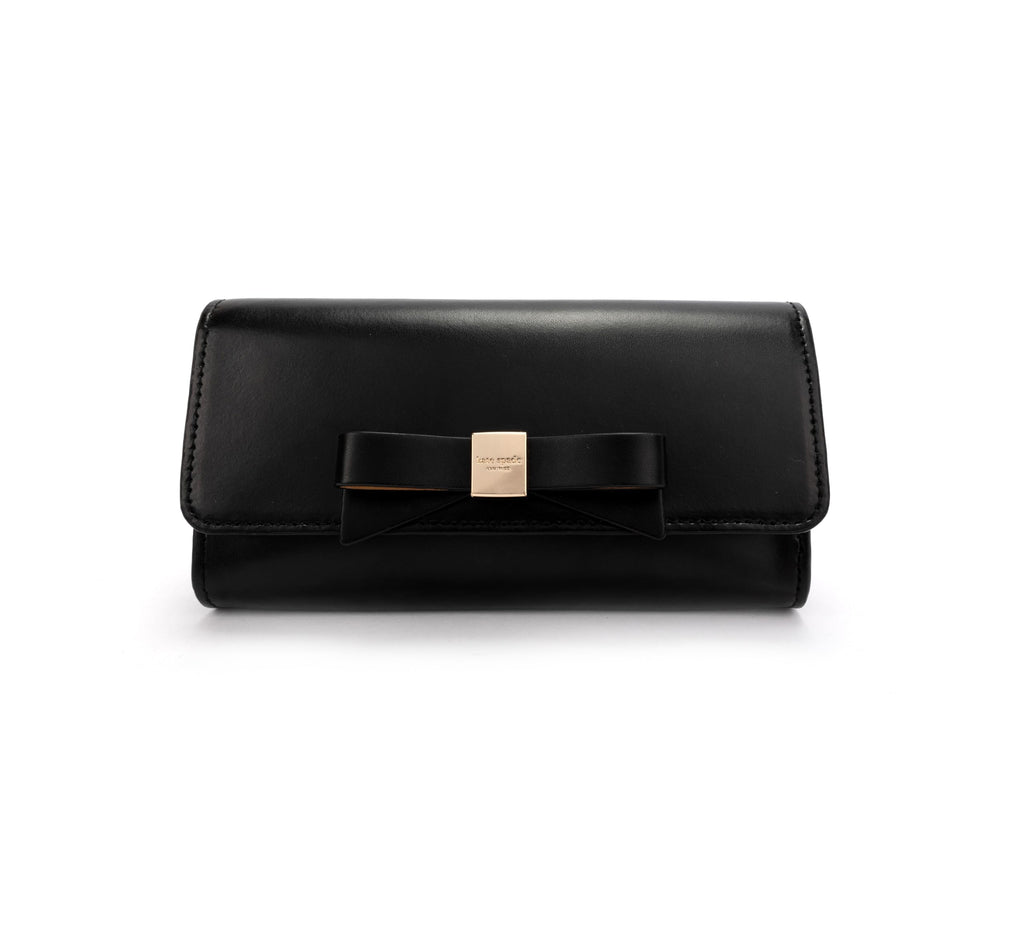 Kate Spade New York Women's Bow Belt Bag, Removable Zip Pouch for Hands-Free Carrying, Ideal for Travel