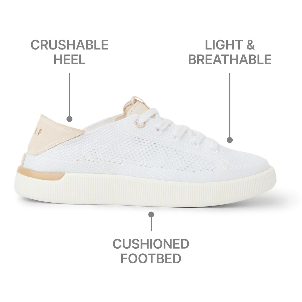 REEF Neptune Womens Shoe White-Vintage 9