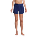 Lands' End Womens Comfort Waist Curvy 5in Swim Short Panty Deep Sea Navy Regular 2