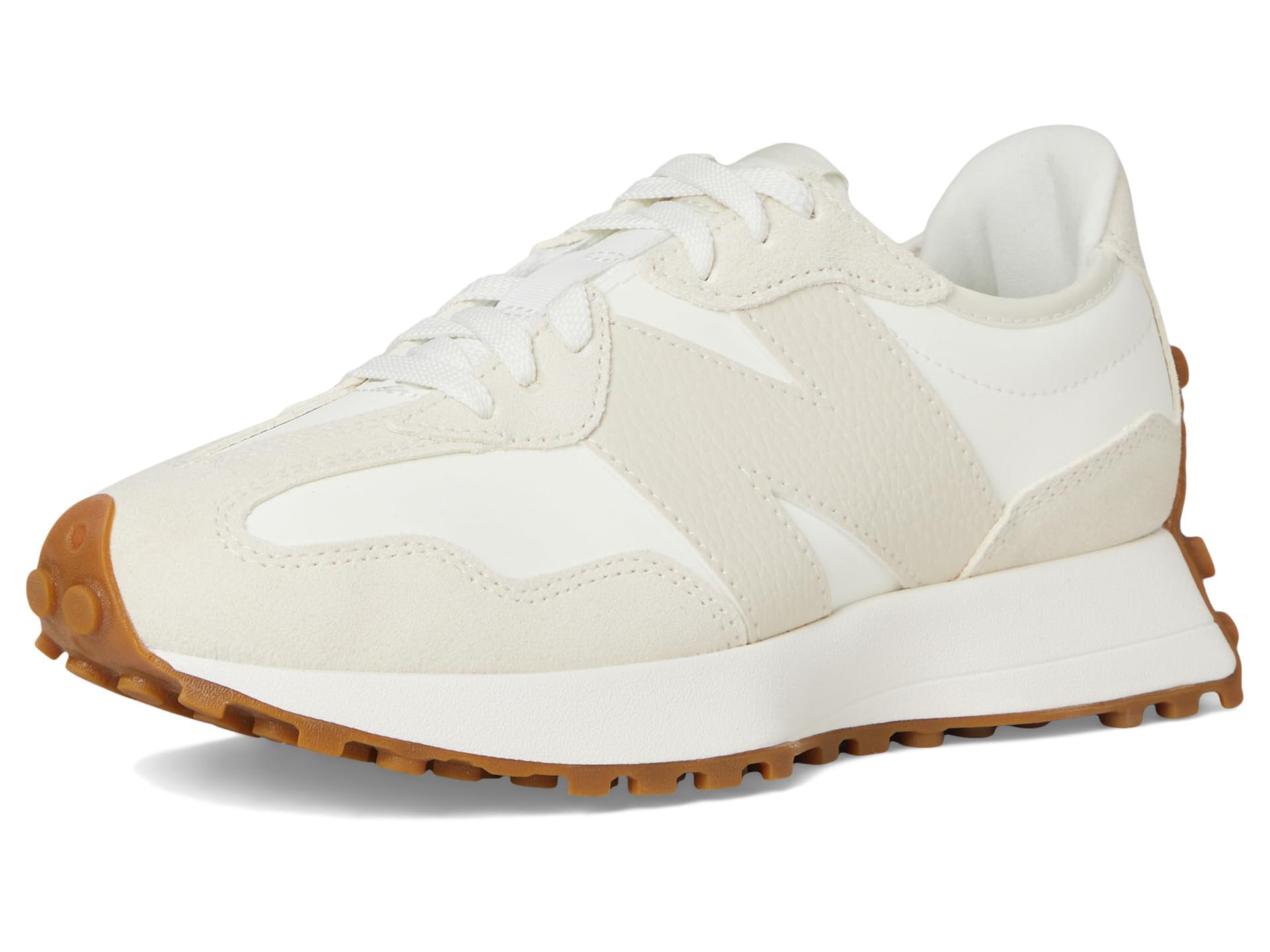 New Balance Women's 327 Sneaker, Linen, 8