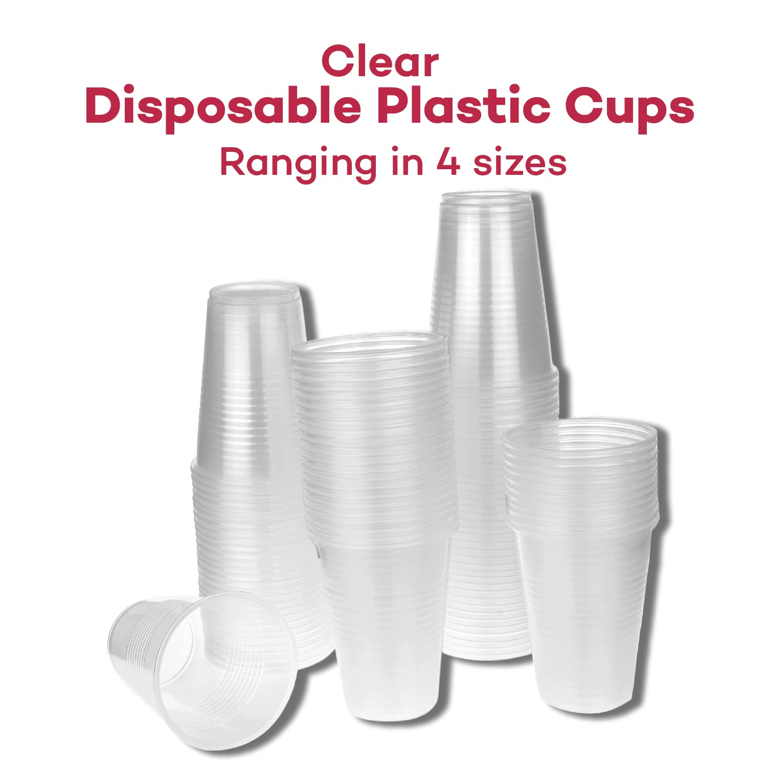 Dealmed Professional 3 oz. Disposable Plastic Cups - 100% Recyclable for Healthcare, Dental, Veterinary & Food Service Use (Pack of 400)