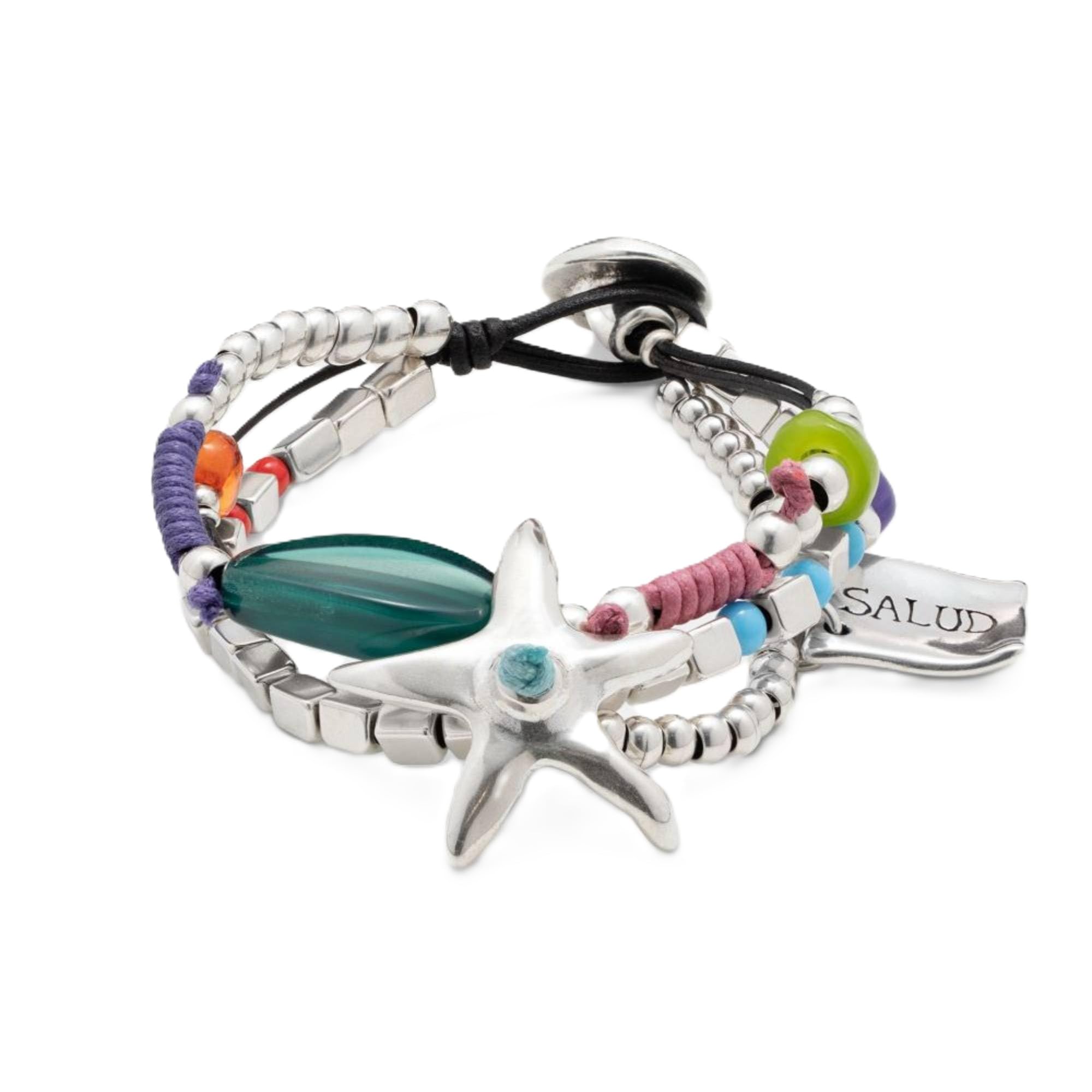 Uno de 50 I'M FEELING GOOD Bracelet, Sterling Silver-Plated, Nickel-Free & Hypoallergenic, Handcrafted in Spain