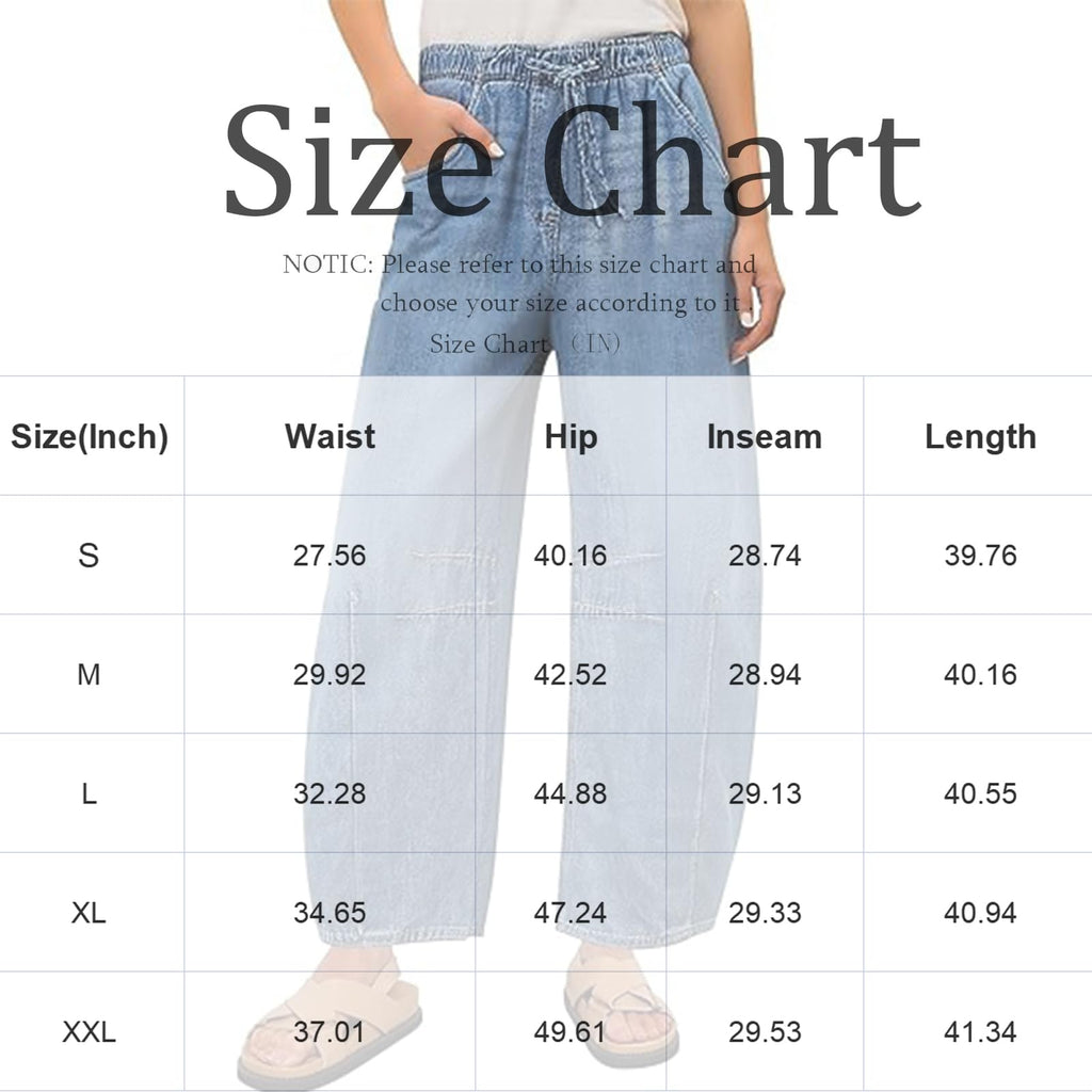 BEIBEINOYA Stretchy Jeans for Women Women Barrel High Waisted Wide Leg Drawstring Denim Pants Y2k Baggy Loose Fit Trouser Jeans with Pockets Pantalones para Mujer Wide Leg Pants(Light Blue,Large)