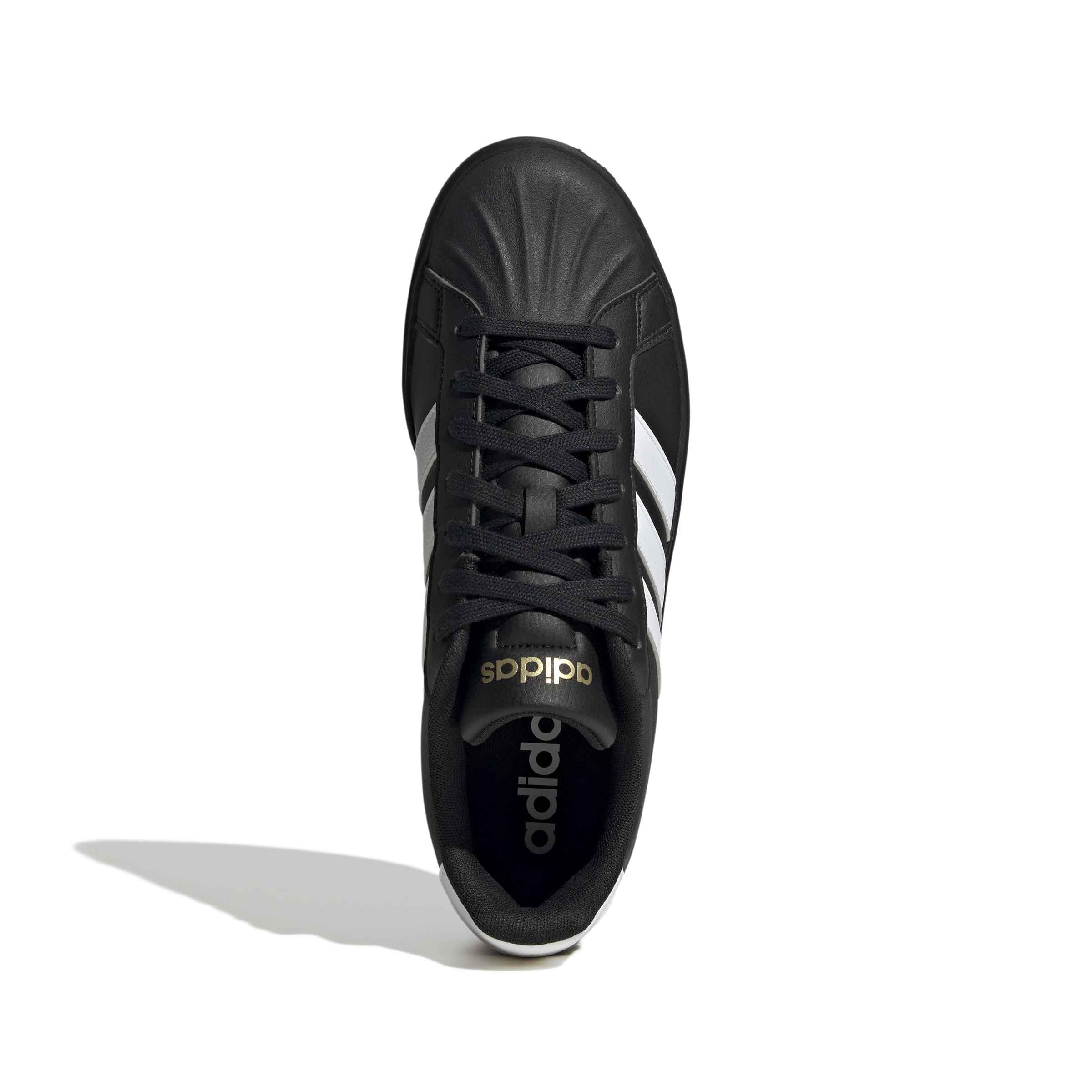 Adidas Men's Streetalk, Black/White/Matte Gold, 10