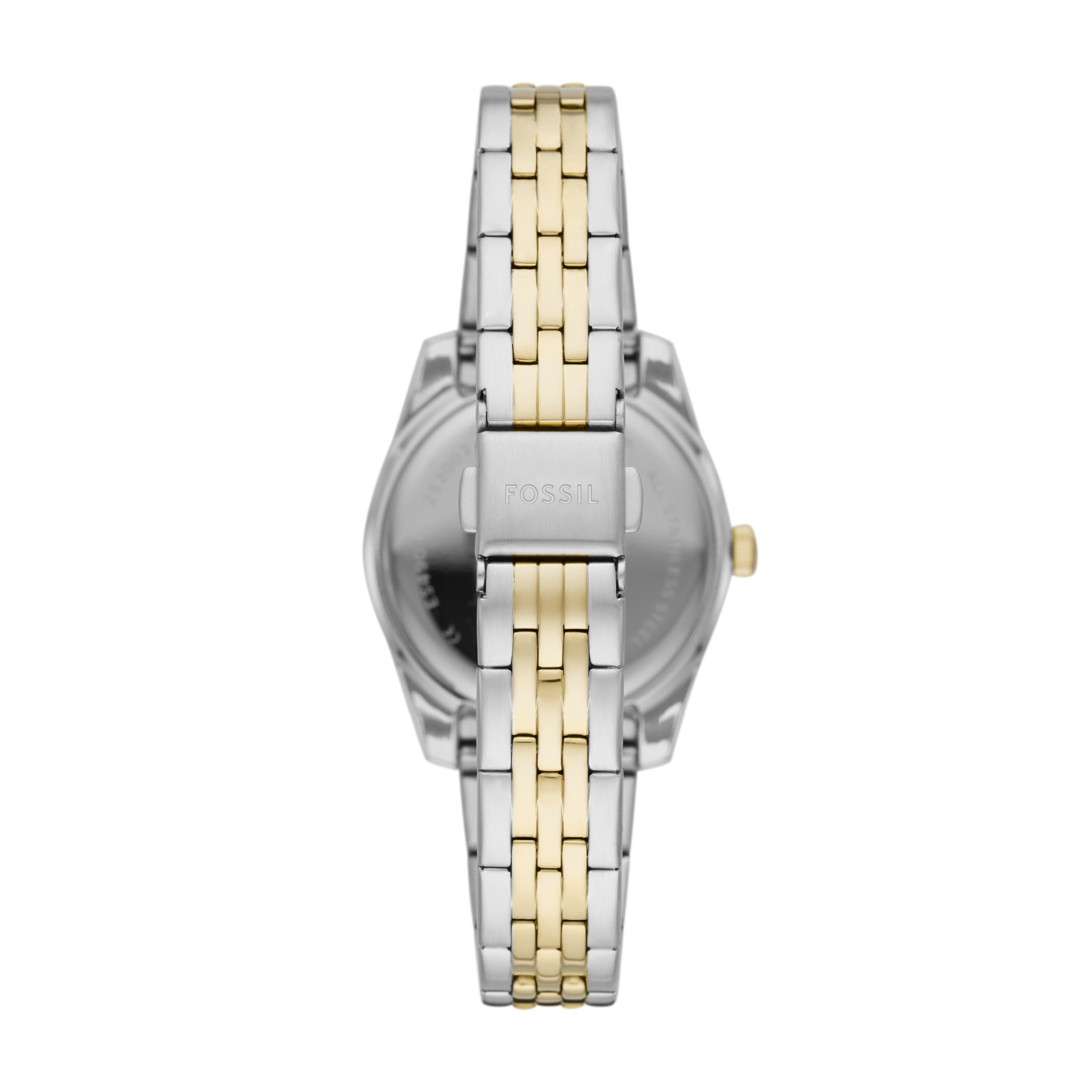 Fossil Women's Watch, Scarlette Quartz Stainless Steel Three-Hand Watch for Women, Color: Gold/Silver