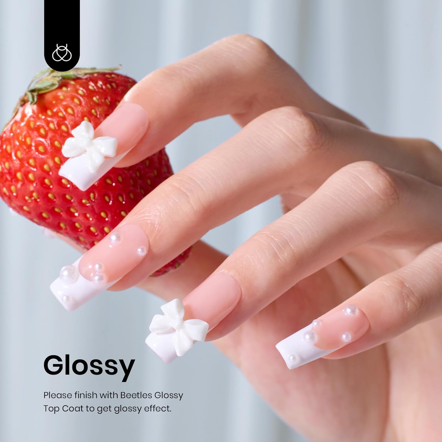 Beetles White Gel Nail Polish -1PC 15ml Spring Soak Off UV Gel Polish French Nail Art Manicure Salon DIY Design at Home Gift for Women