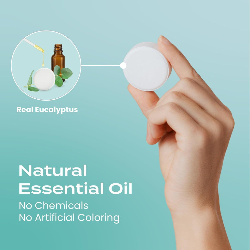 Body Restore Shower Steamers Aromatherapy 15 Pack – Mothers Day Gifts for Mom, Spa Gifts for Women, Relaxation Stress Relief Self Care – Premium Eucalyptus Essential Oil Tablets