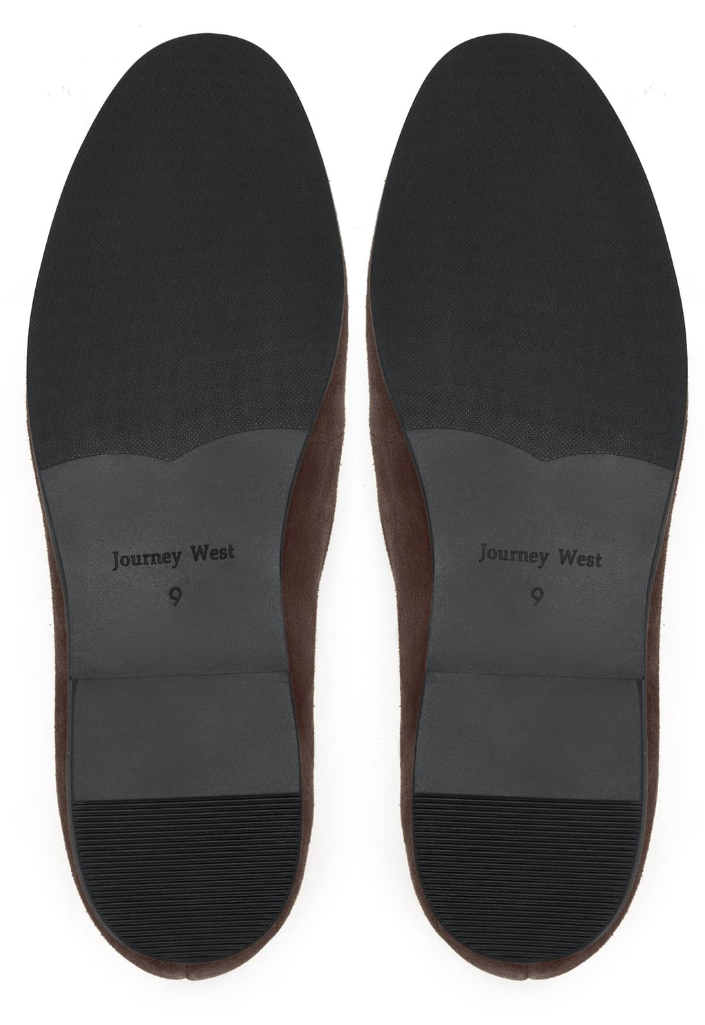 Journey West Men's Vintage Loafers for Men Belgian US 7
